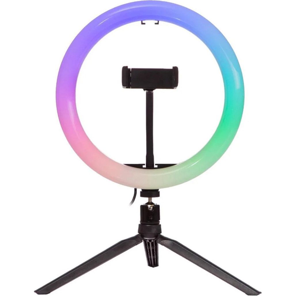 

Кольцевая LED лампа DK NNHQ-10 RGB 26см