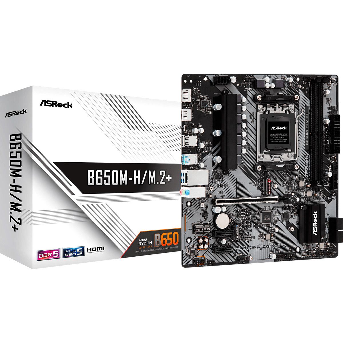 

Материнська плата ASRock B650M-H/M.2+
