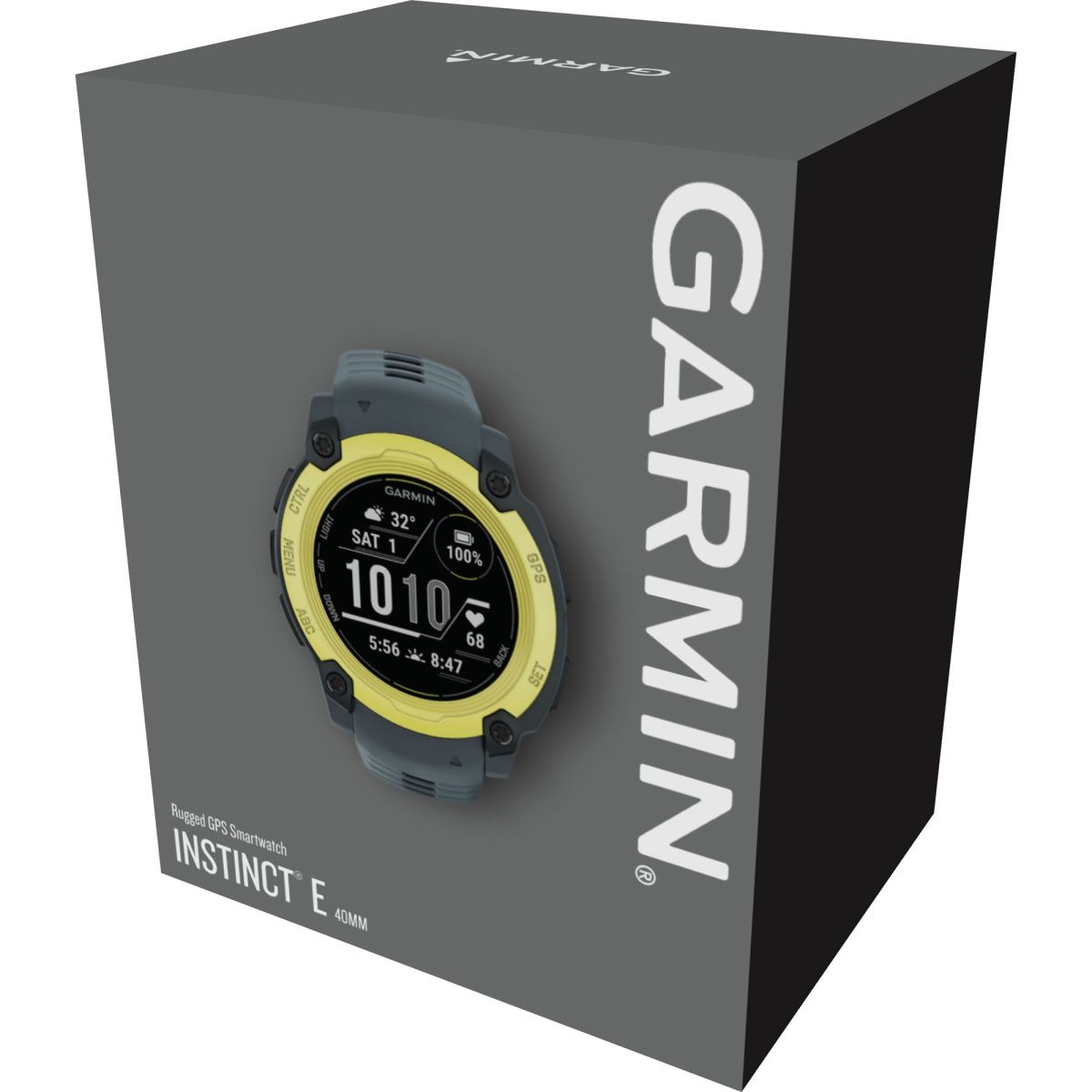 Смарт-годинник Garmin Instinct E 40mm Electric Lime with Twilight Band (010-02932-01)