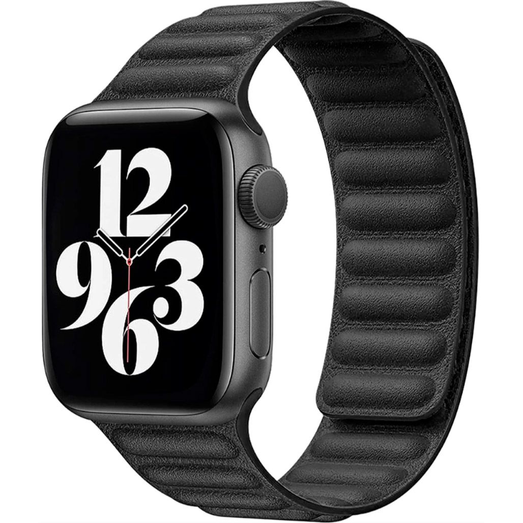 

Ремешок для часов DK Apple Watch Leather Link Band 38/40mm (Black) [51738]