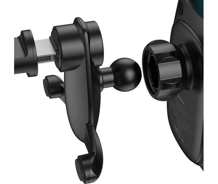 Автотримач із бездротовою зарядкою Baseus Milky Way Electric Bracket Wireless Charger 15W (WXHW02-01)