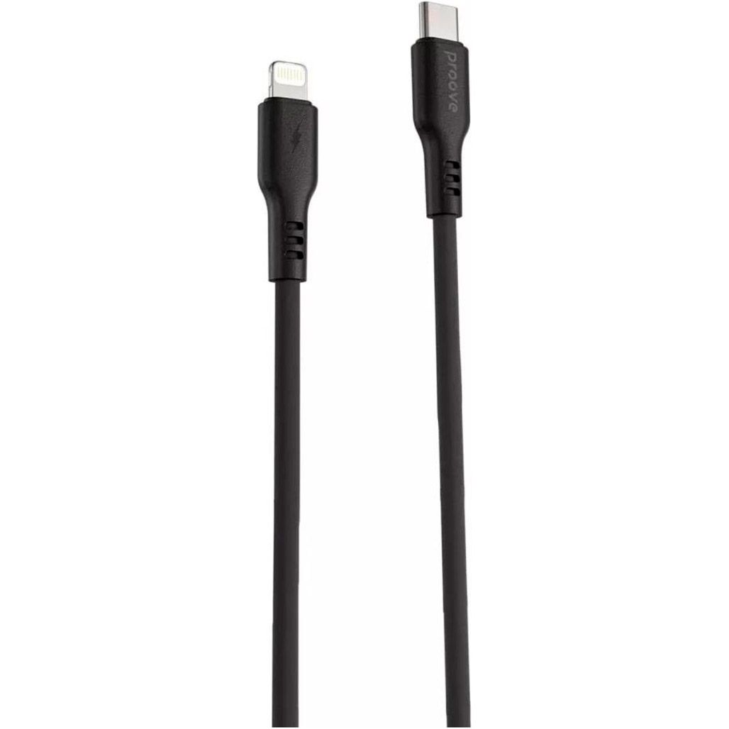 

Кабель Proove Rebirth USB-C to Lightning 27W 1m Black (CCRE60002101)