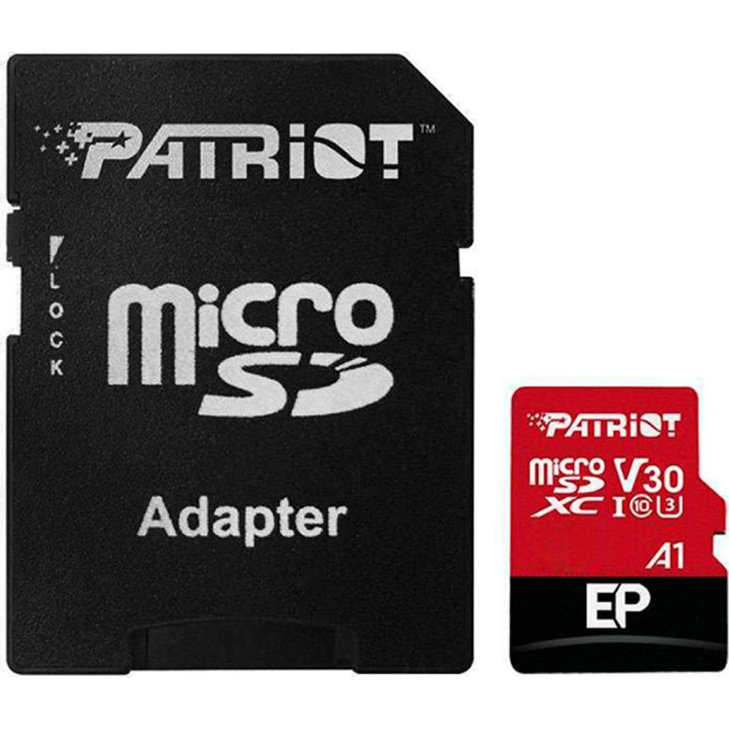 

Карта памяти Patriot microSDXC EP 1TB UHS-I U3 V30 A1 Class 10 + SD адаптер (PEF1TBEP31MCX)