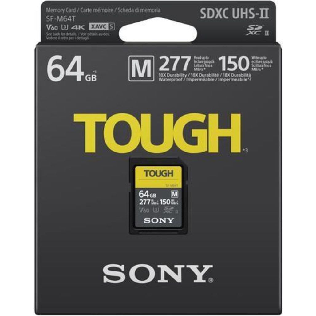 Карта пам`яті Sony SDXC Tough M 64GB UHS-II U3 V60 (SFM64T.SYM)