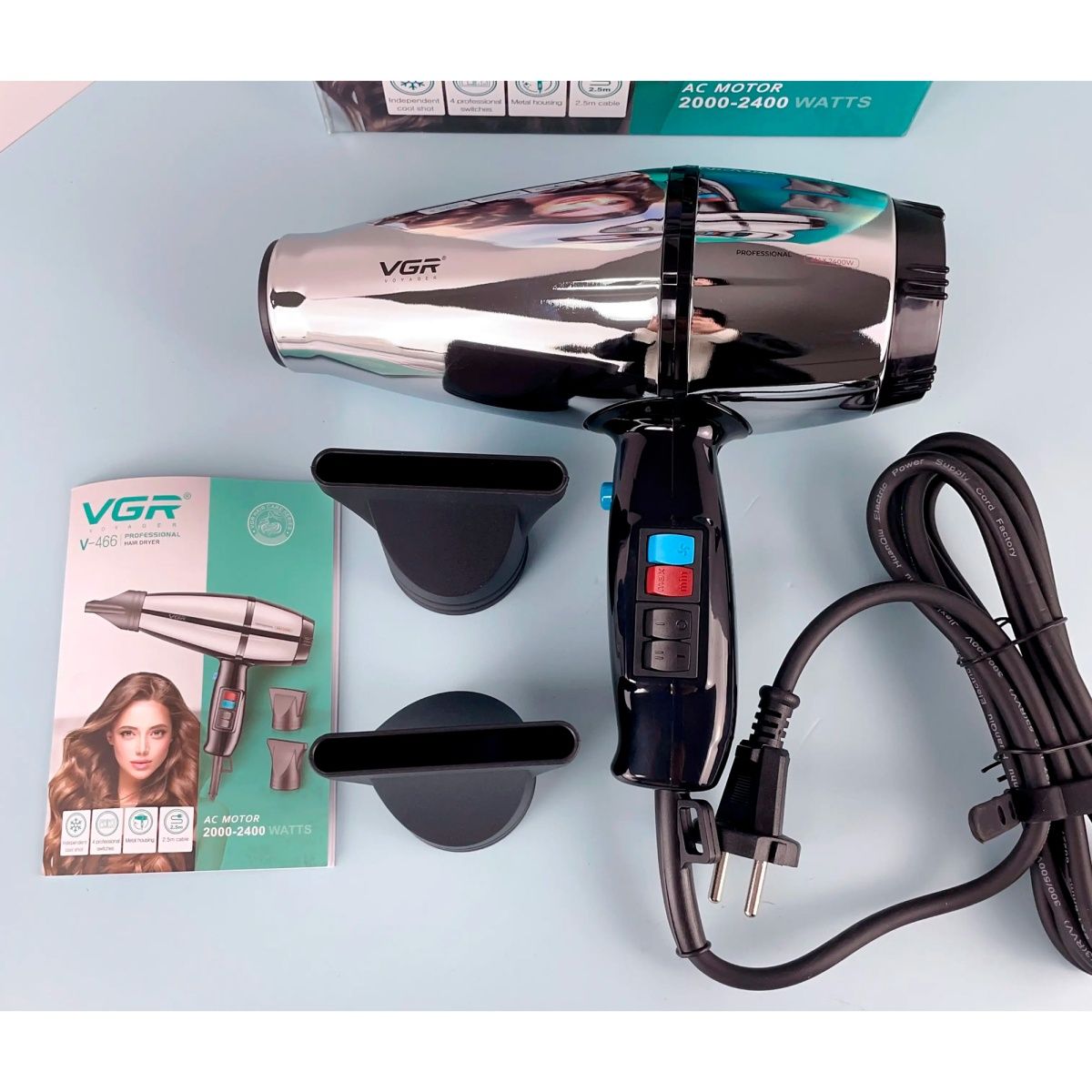 Фен VGR V-466 Metal Body Professional Salon Series