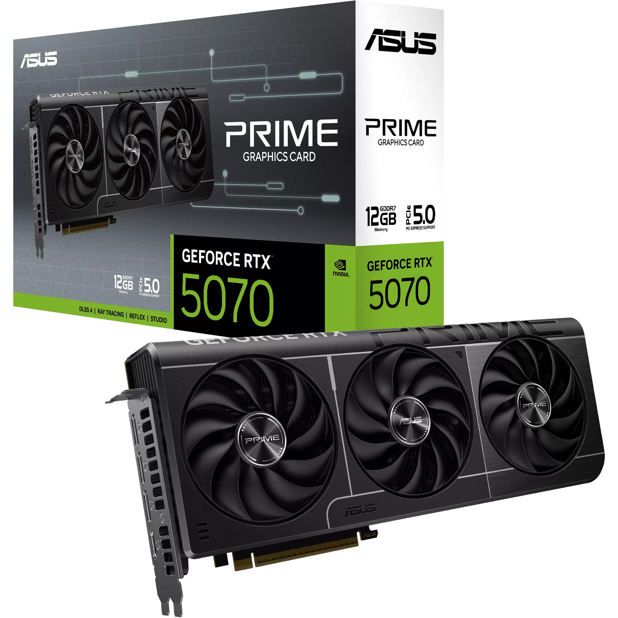 

Відеокарта Asus Prime GeForce RTX 5070 12GB (PRIME-RTX5070-12G) EU