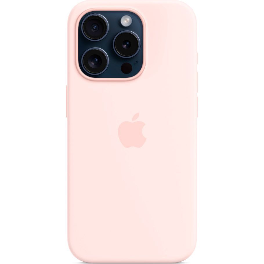 Чохол Apple Silicone Case with MagSafe для iPhone 15 Pro Light Pink (MT1F3ZM/A)