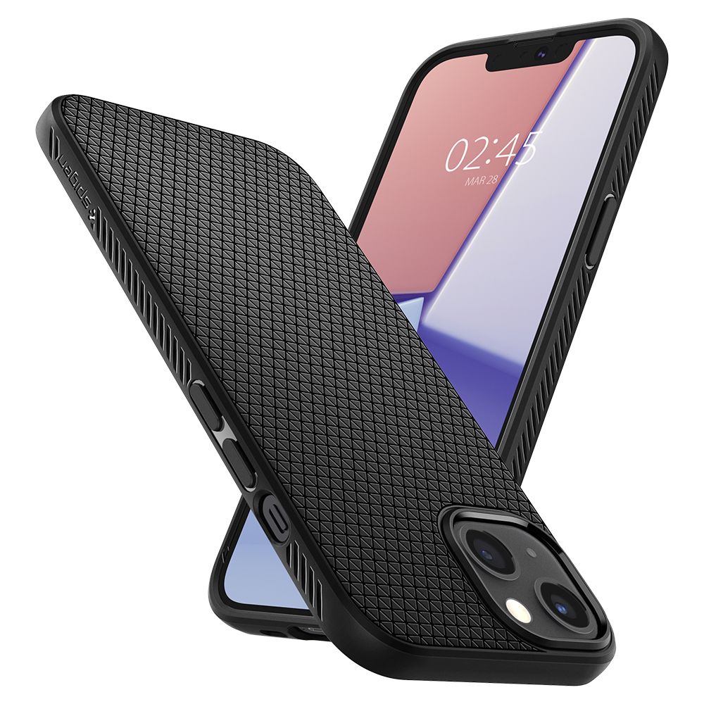 Чохол Spigen Liquid Air Case для Apple iPhone 13 Matte Black (ACS03519) 