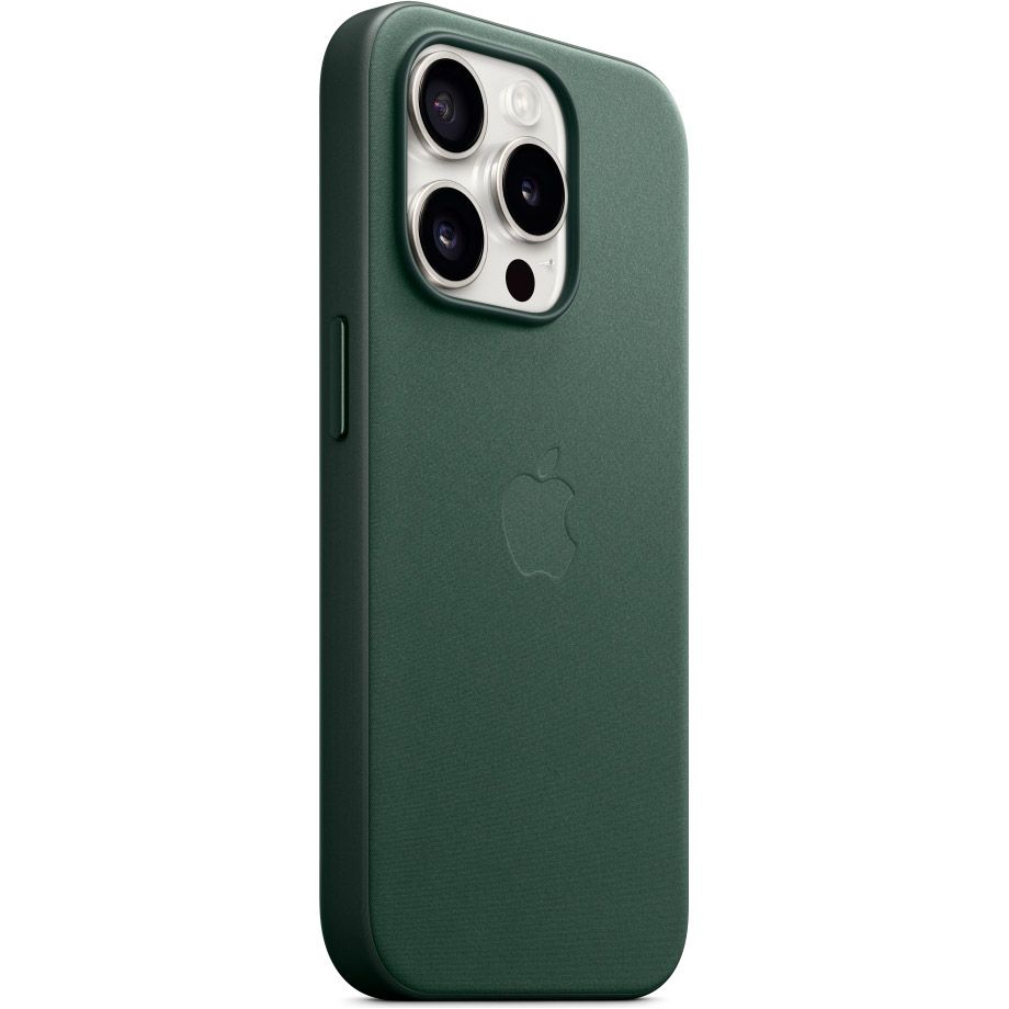 Чохол Apple FineWoven Case with MagSafe для iPhone 15 Pro Evergreen (MT4U3ZM/A)