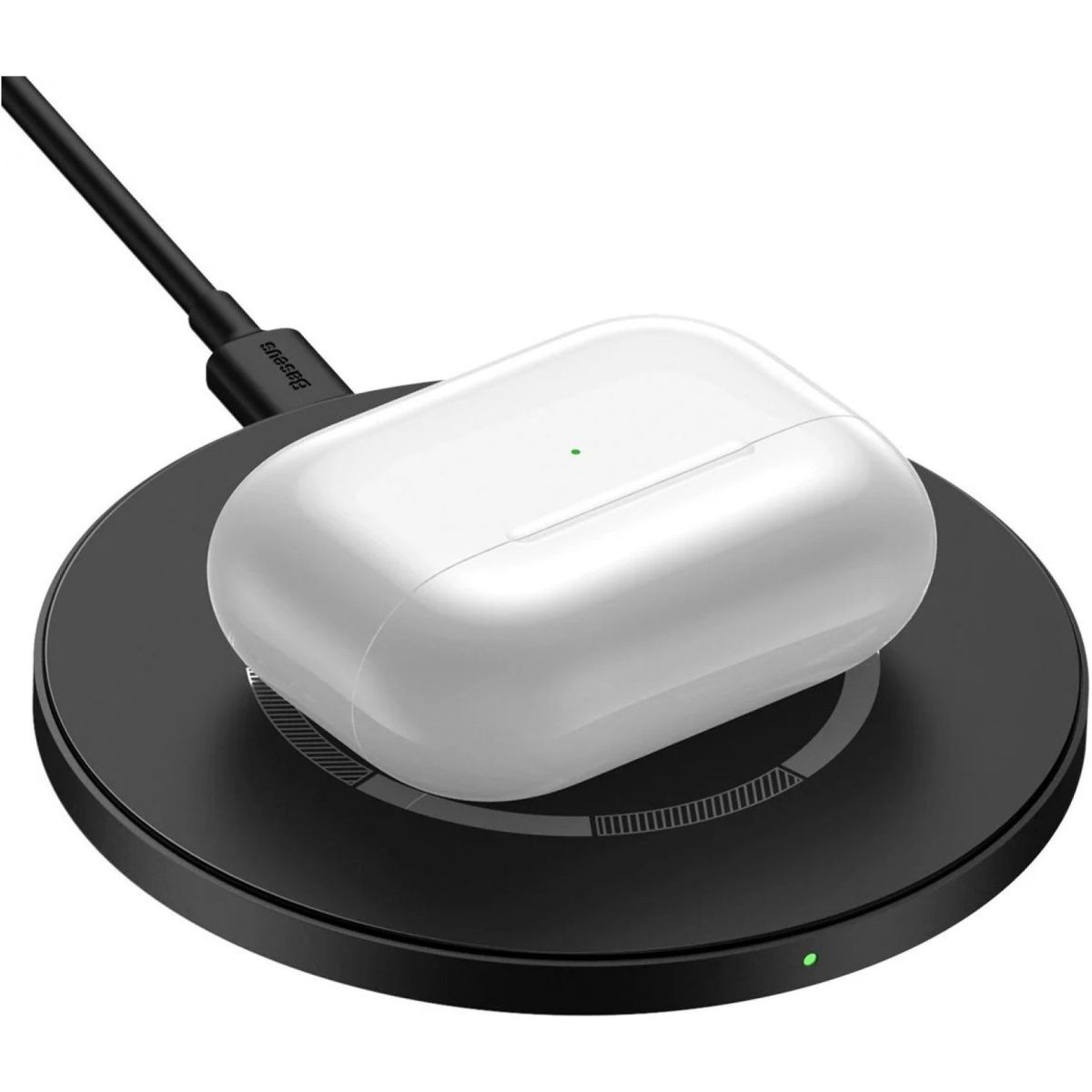 Бездротовий зарядний пристрій Baseus Simple Magnetic Black (WXJK-E01)