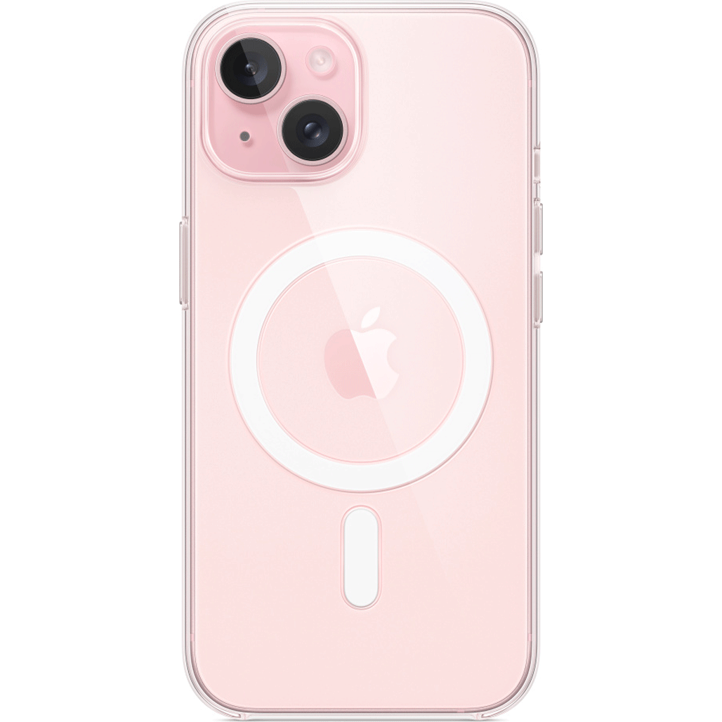 Чохол Apple Clear Case with MagSafe для iPhone 15 Transparent AAA