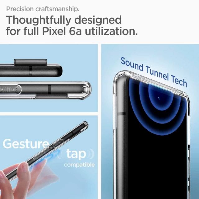 Чохол Spigen Ultra Hybrid для Google Pixel 6a Crystal Clear (ACS04477)
