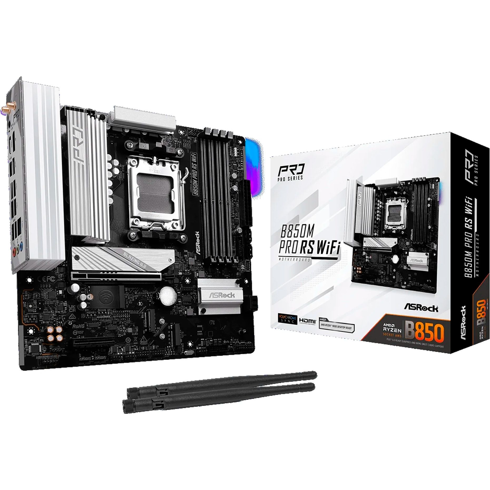 

Материнська плата ASRock B850M Pro RS WiFi