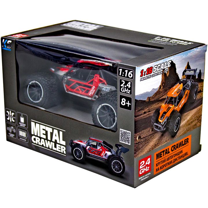 Машинка на радіокеруванні Sulong Toys 1:16 Metal Crawler Nova Red (SL-231RHGR) 