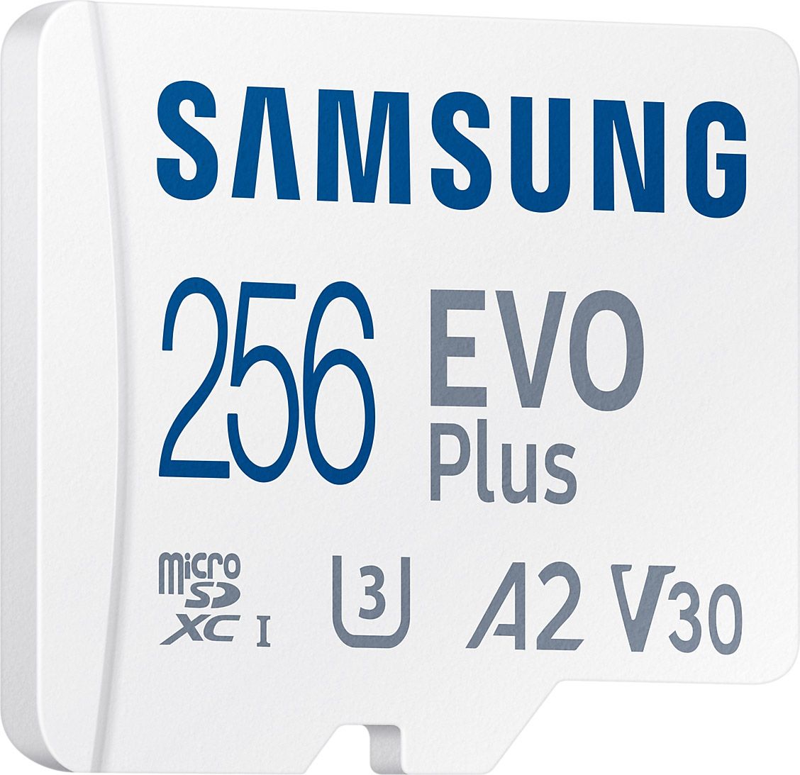 Карта пам`яті Samsung microSDXC EVO Plus 256GB UHS-I U3 V30 A2 + SD Adapter (MB-MC256KA)