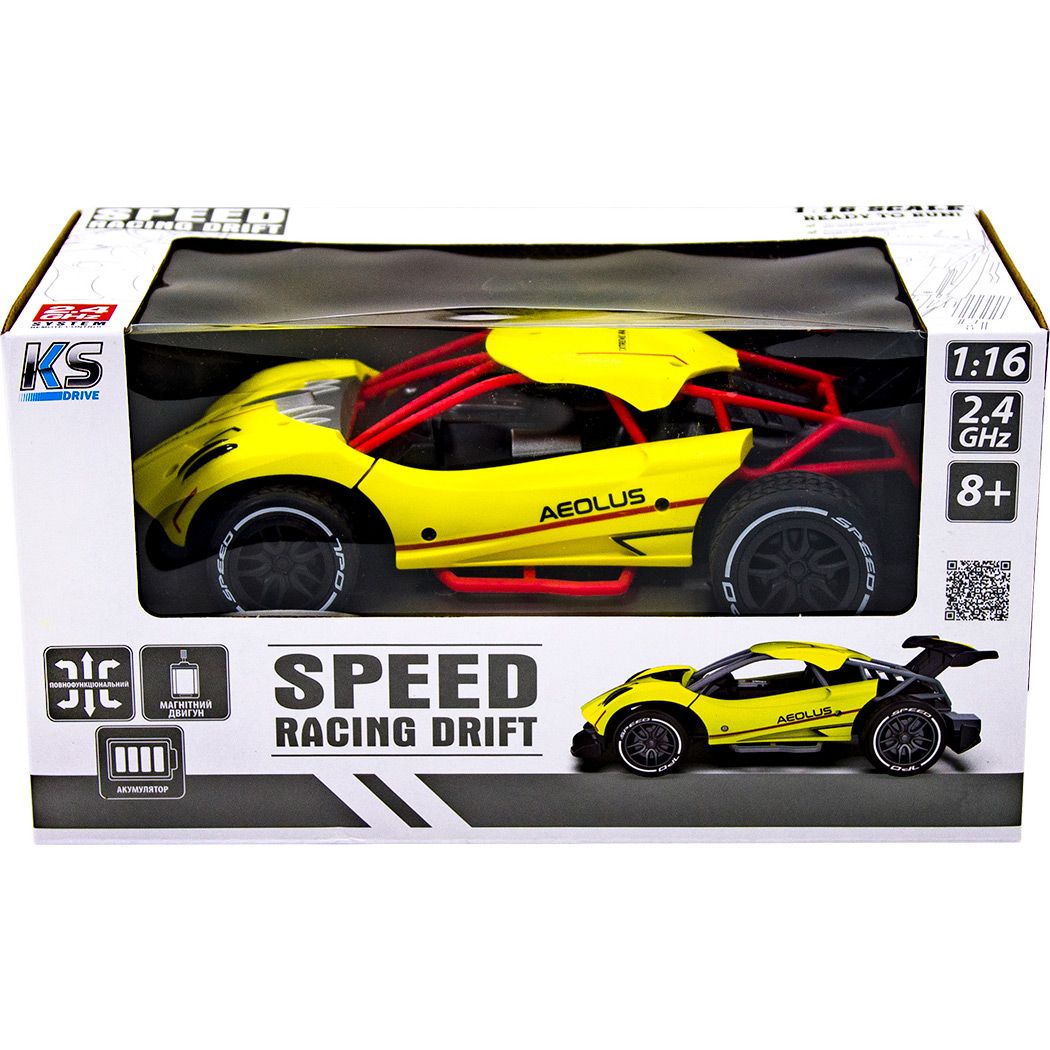 Машинка на радіокеруванні Sulong Toys 1:16 Speed Racing Drift Aeolus Yellow (SL-284RHY)