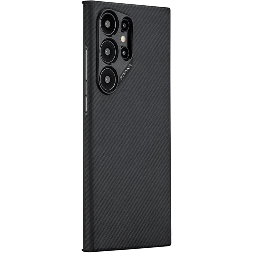 Чохол Pitaka MagEZ Case 4 для Samsung Galaxy S24 Ultra Twill Black/Grey (KS2401U)
