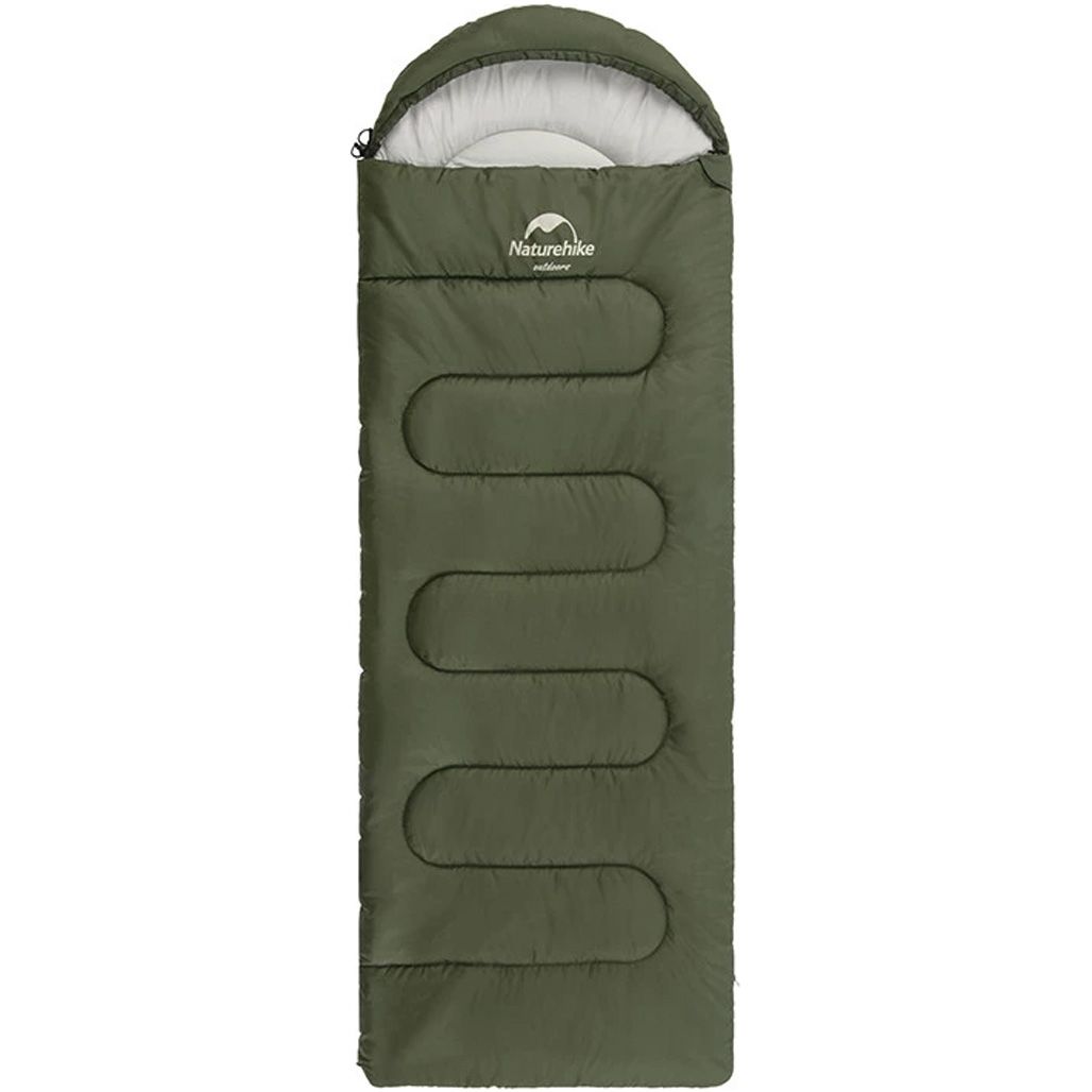 

Спальник с копюшоном Naturehike Y150L NH21MSD08 R green (697564188876)