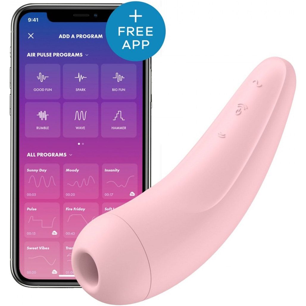 

Вібратор з вакуумною стимуляцією Satisfyer Curvy 2+ Pink (SO3782)