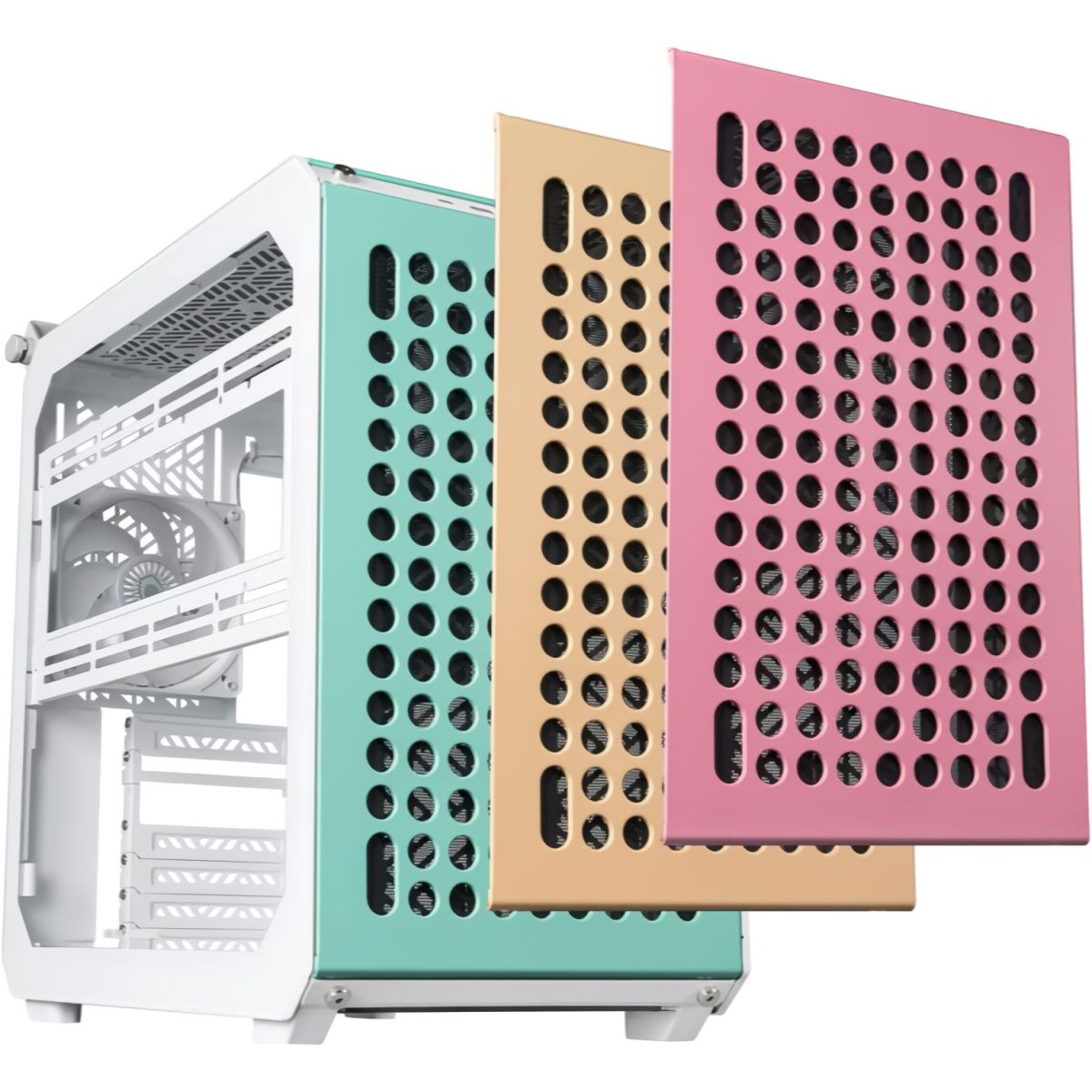 

Корпус Cooler Master Qube 500 Flatpack Macaron Edition (Q500-DGNN-S00)
