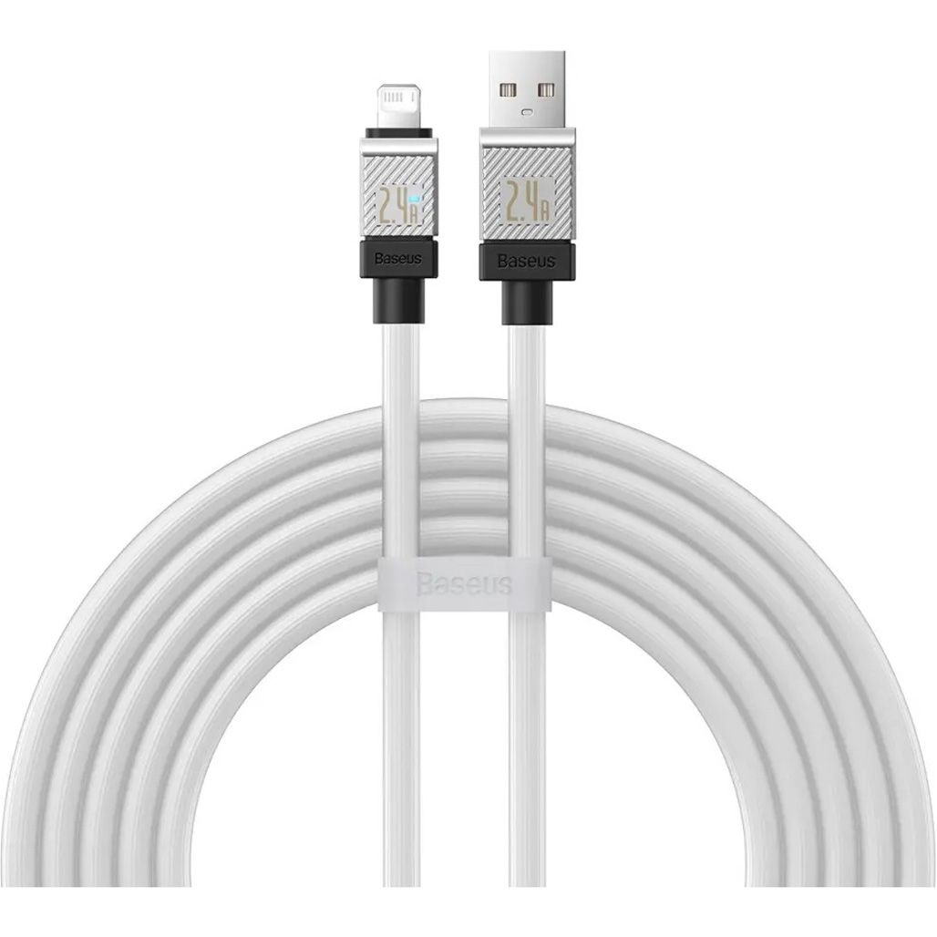 

Кабель Baseus CoolPlay Series USB-A to Lightning 2m White (CAKW000502)