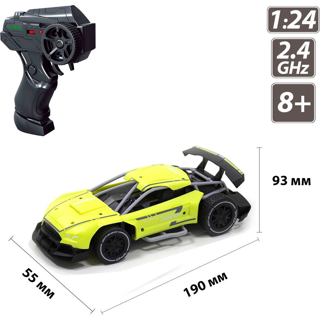 Машинка на радіокеруванні Sulong Toys 1:24 Speed Racing Drift Mask Green (SL-290RHGR)