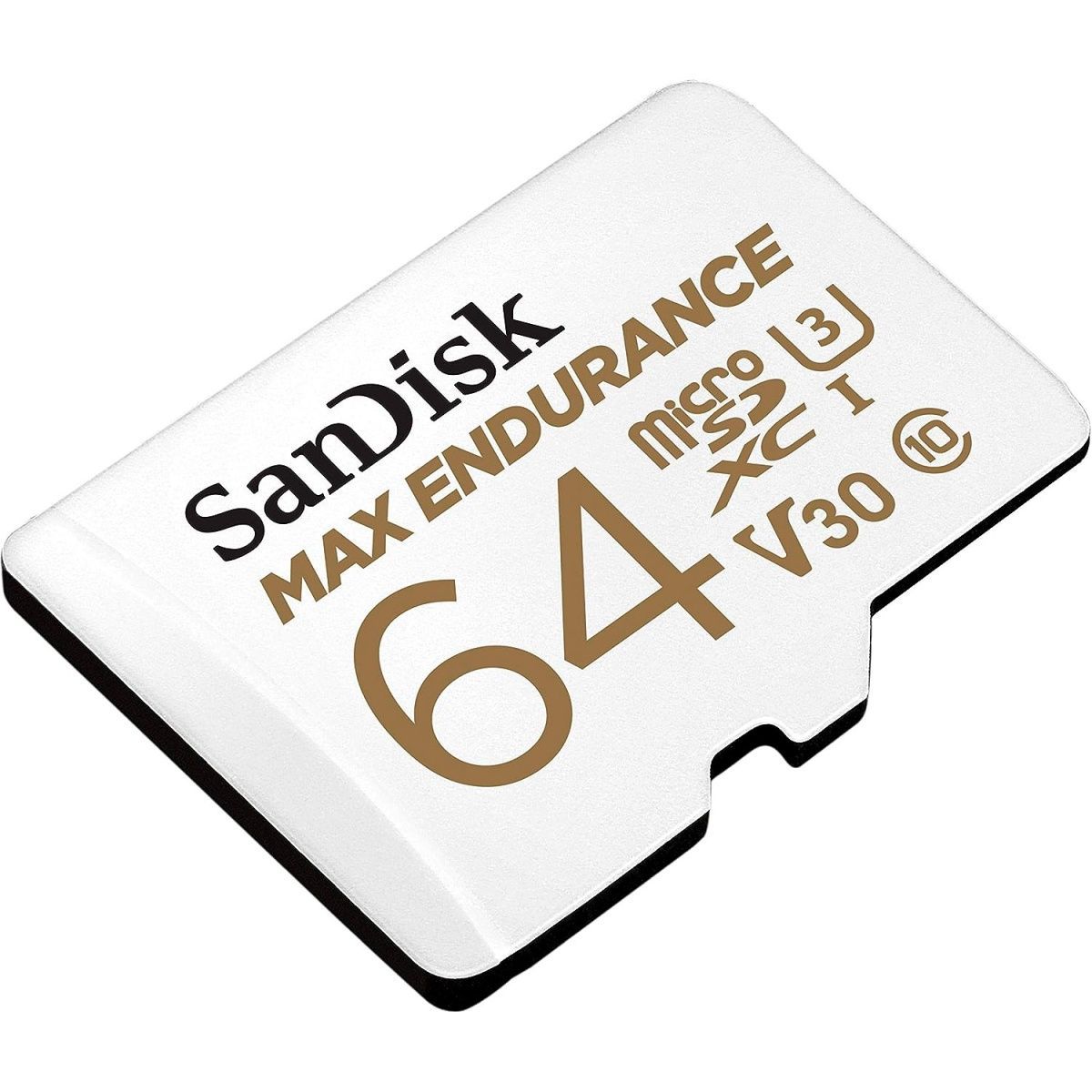 Карта пам`яті SanDisk 64GB microSDXC Endurance UHS-I Max U3 V30 + SD Adapter (SDSQQVR-064G-GN6IA)