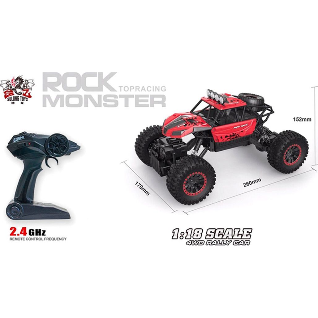 Машинка на радіокеруванні Sulong Toys 1:18 Off-road Crawler Super Sport Red (SL-001RHR)