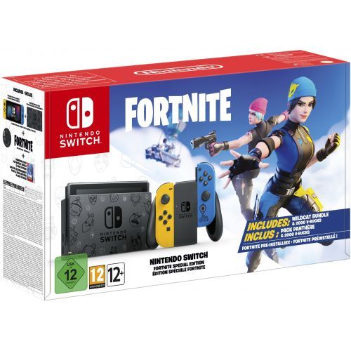

Портативная игровая приставка Nintendo Switch V2 Fortnite Limited Edition (+ваучер на дополнения Wildcat Bundle & 2000 V-Bucks)