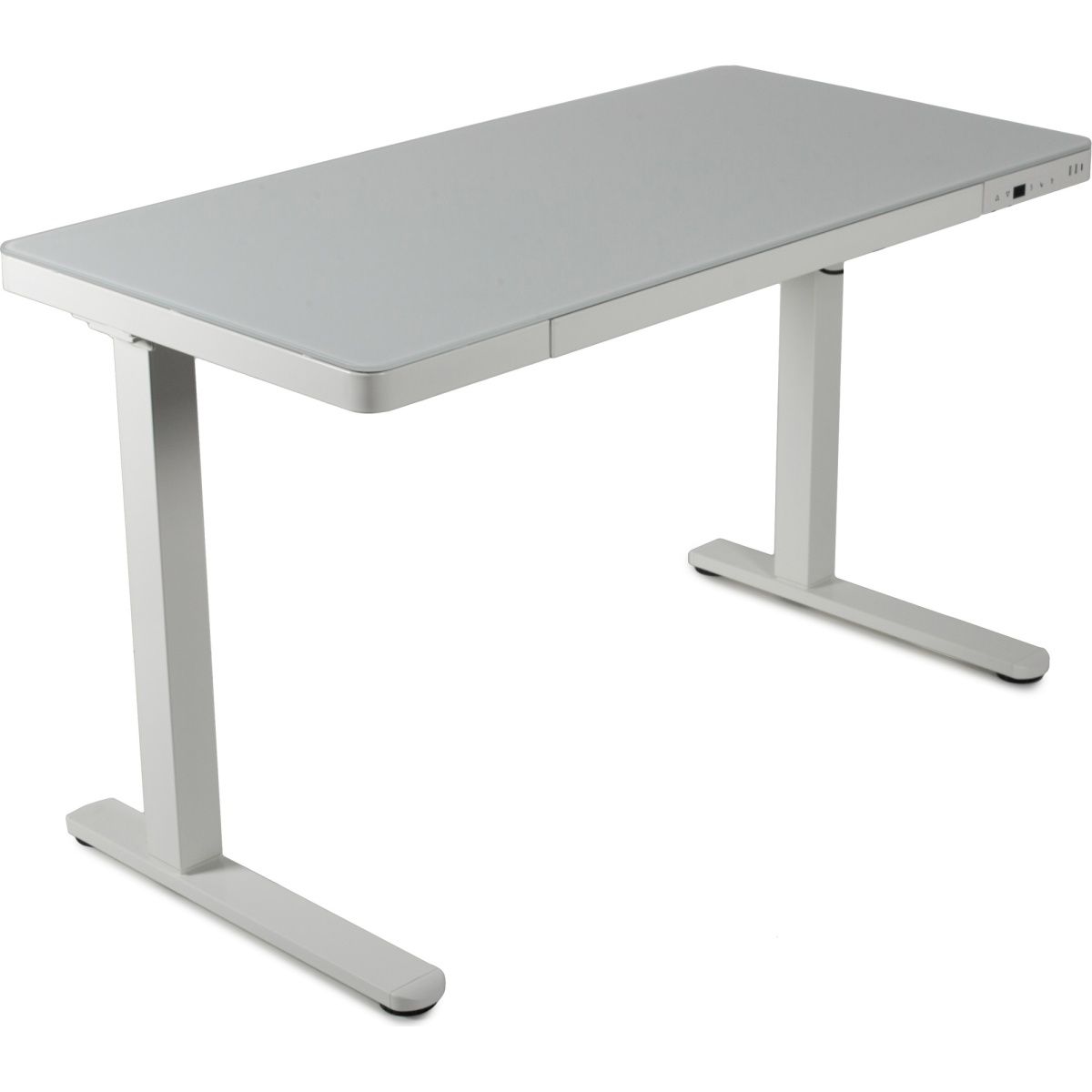 Комп`ютерний ігровий стіл Barsky StandUp white glass 1200x600 (BST-12)