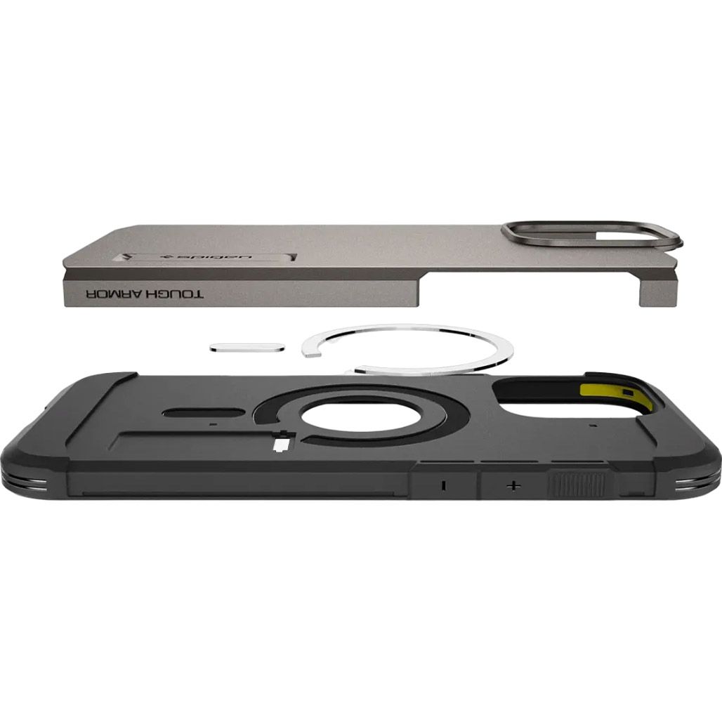 Чохол Spigen Tough Armor AI Mag MagSafe для Apple iPhone 16 Pro Max Gunmetal (ACS08012)