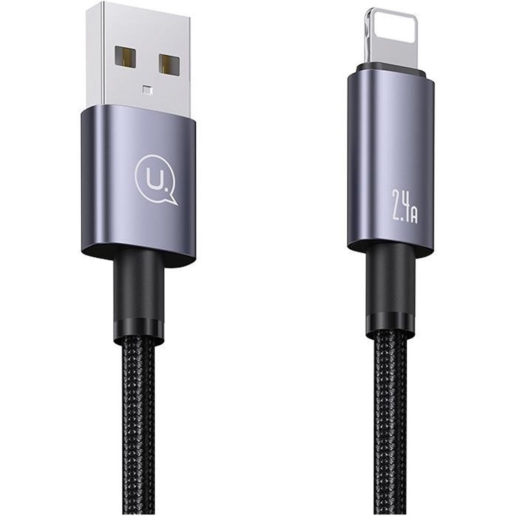 

Кабель Usams US-SJ667 USB-A to Lightning 2.4A 1.2m Tarnish (SJ663USB01)
