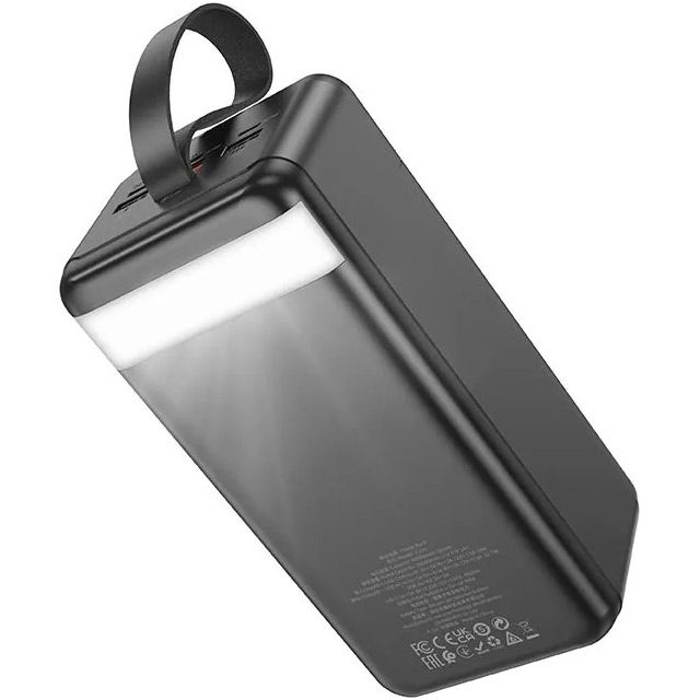 Зовнішній акумулятор Hoco Element J123C 60000mAh 22.5W Black