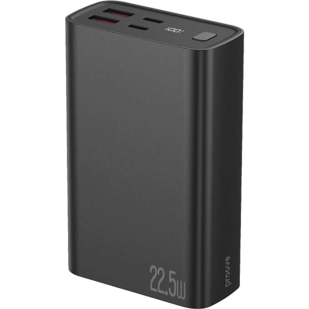 

Зовнішній акумулятор Proove Hyper Flux Plus 20000mAh 22.5W Black (PBF222120001)