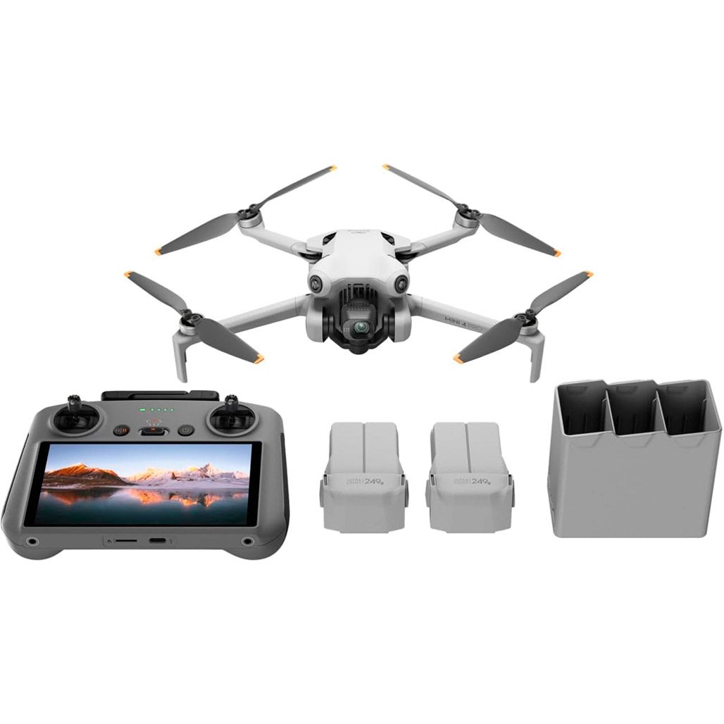 

Квадрокоптер DJI Mini 4 Pro Fly More Combo with RC-2 Remote Controller (CP.MA.00000735.01)
