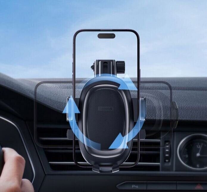 Автотримач Baseus UltraControl Pro Black (C40351600113-00)