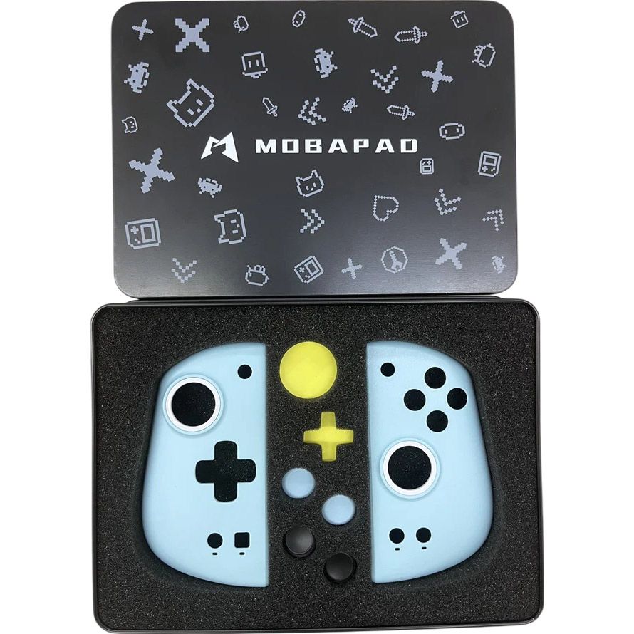 Геймпад Mobapad M6 HD Controller Pro Joy-Сons + Cyan Panel для Nintendo Switch (L и R геймпад)