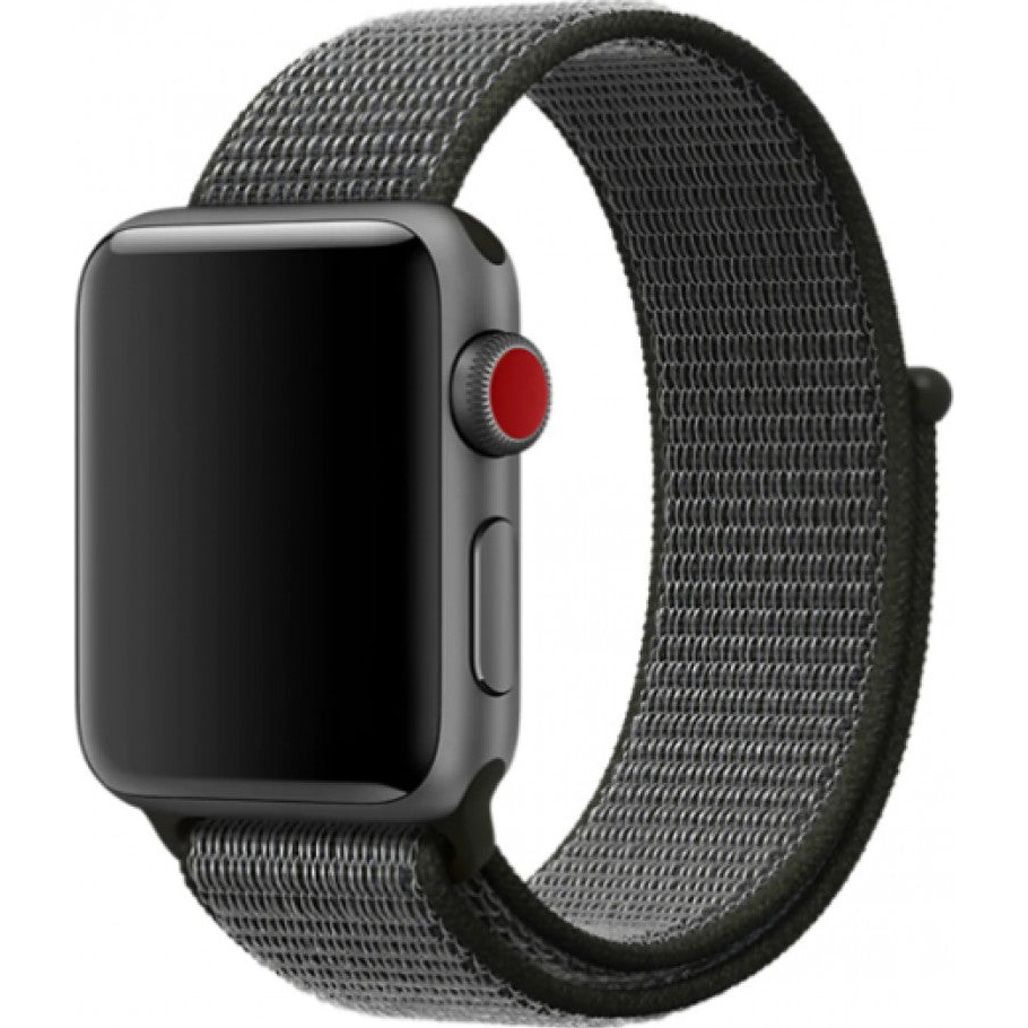 

Ремінець Nylon Loop для Apple Watch 42/44/45/46/49mm Dark Gray