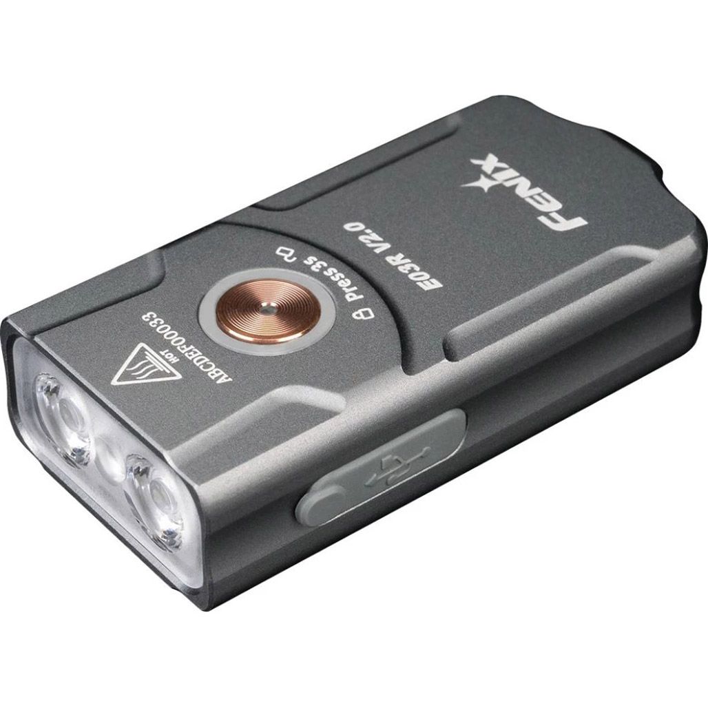 

Ліхтарик Fenix E03R V2.0 Grey (E03RV20GR)