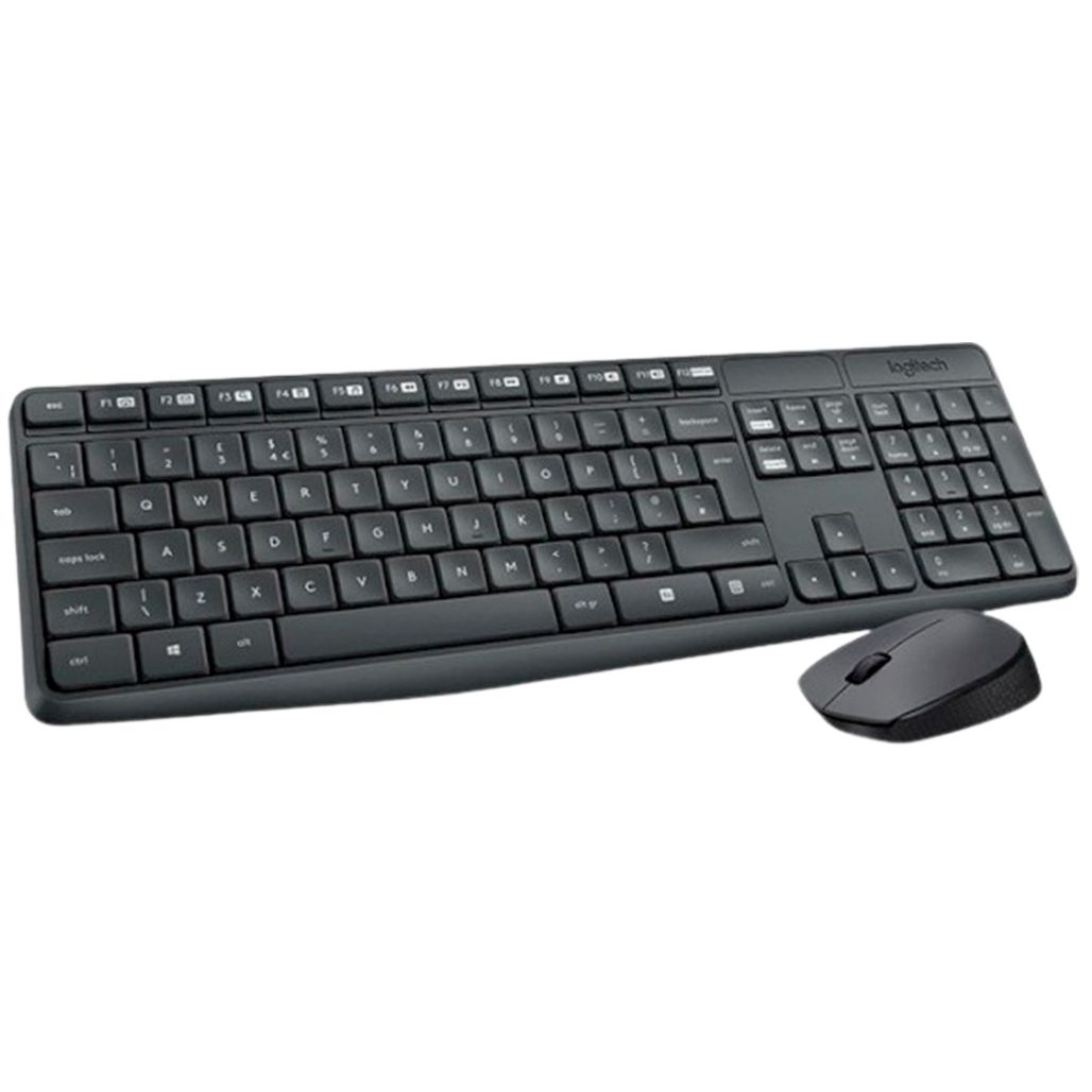

Комплект (клавіатура + миша) Logitech MK235 Wireless Combo Black UA (920-007931/920-007948)