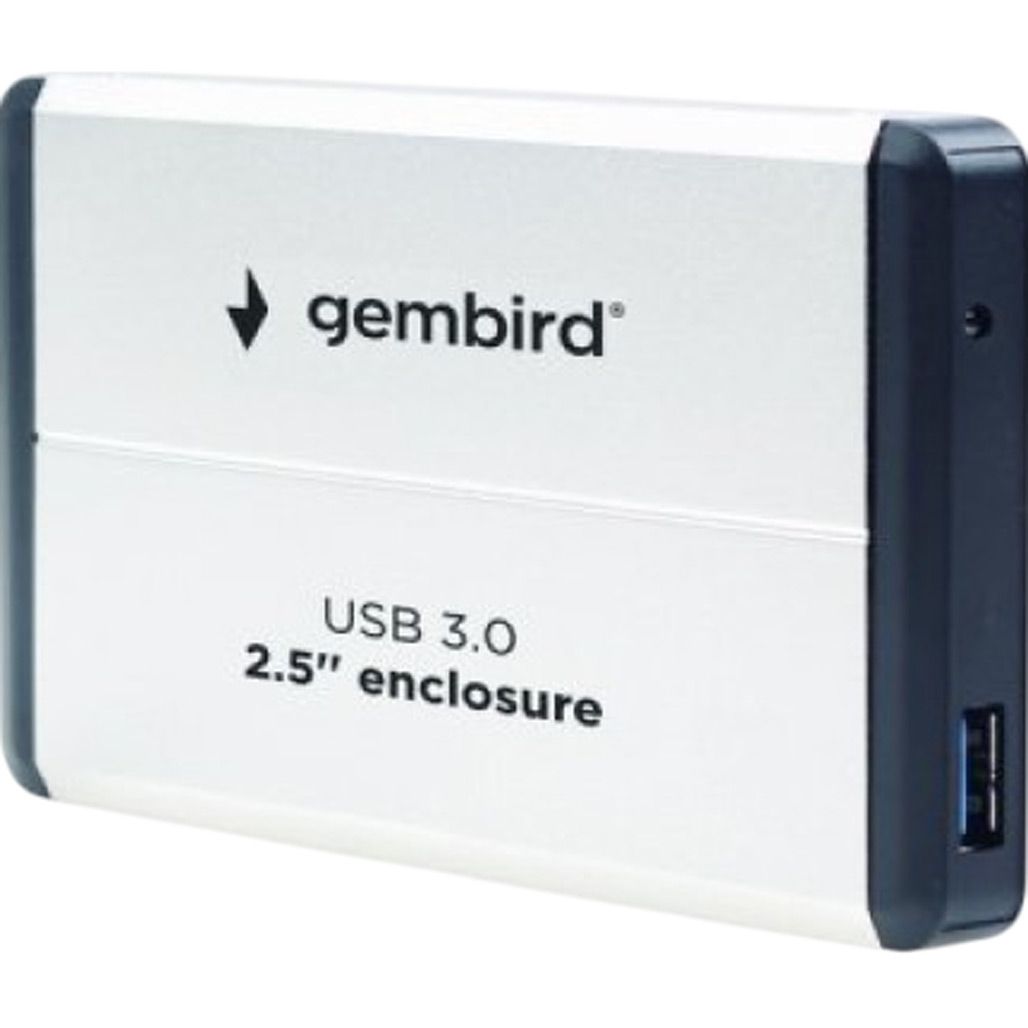 

Внешний карман Gembird 2.5` USB 3.0 Silver (EE2-U3S-2-S)