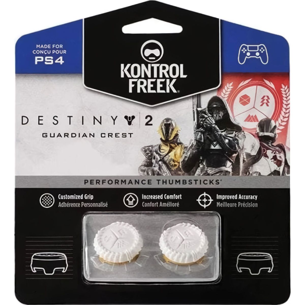 

Накладки на стіки KontrolFreek Destiny 2: Guardian Crest 2-pack для PS4/PS5