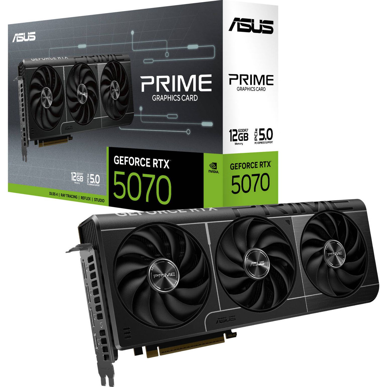 

Видеокарта Asus Prime GeForce RTX 5070 12GB (PRIME-RTX5070-12G) EU