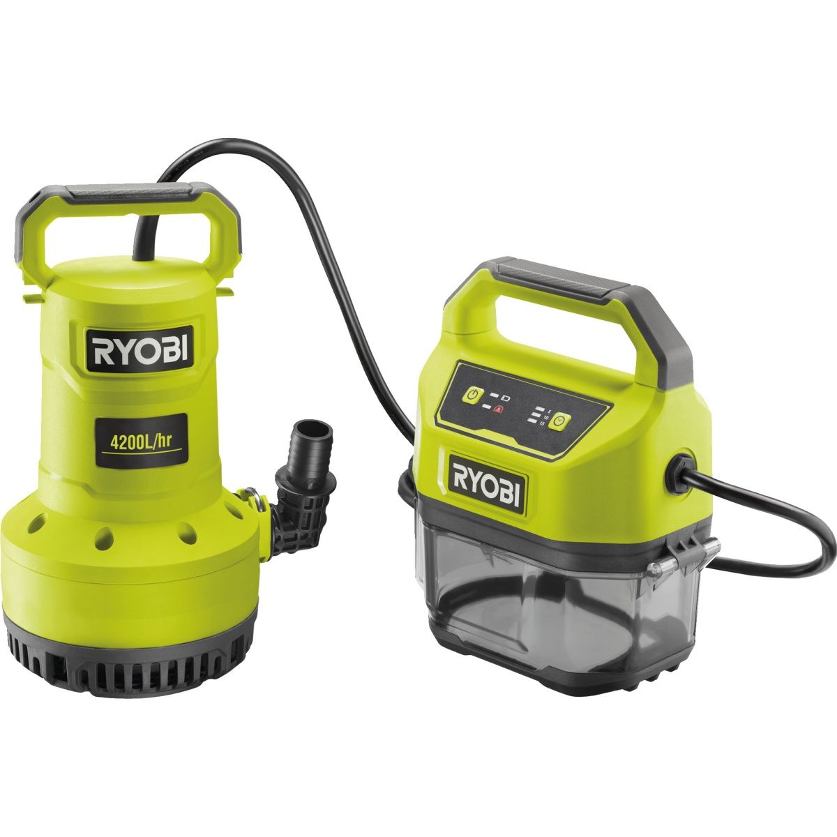 

Занурювальний дренажний насос Ryobi RY18SPA-0 ONE+ (5133005778)