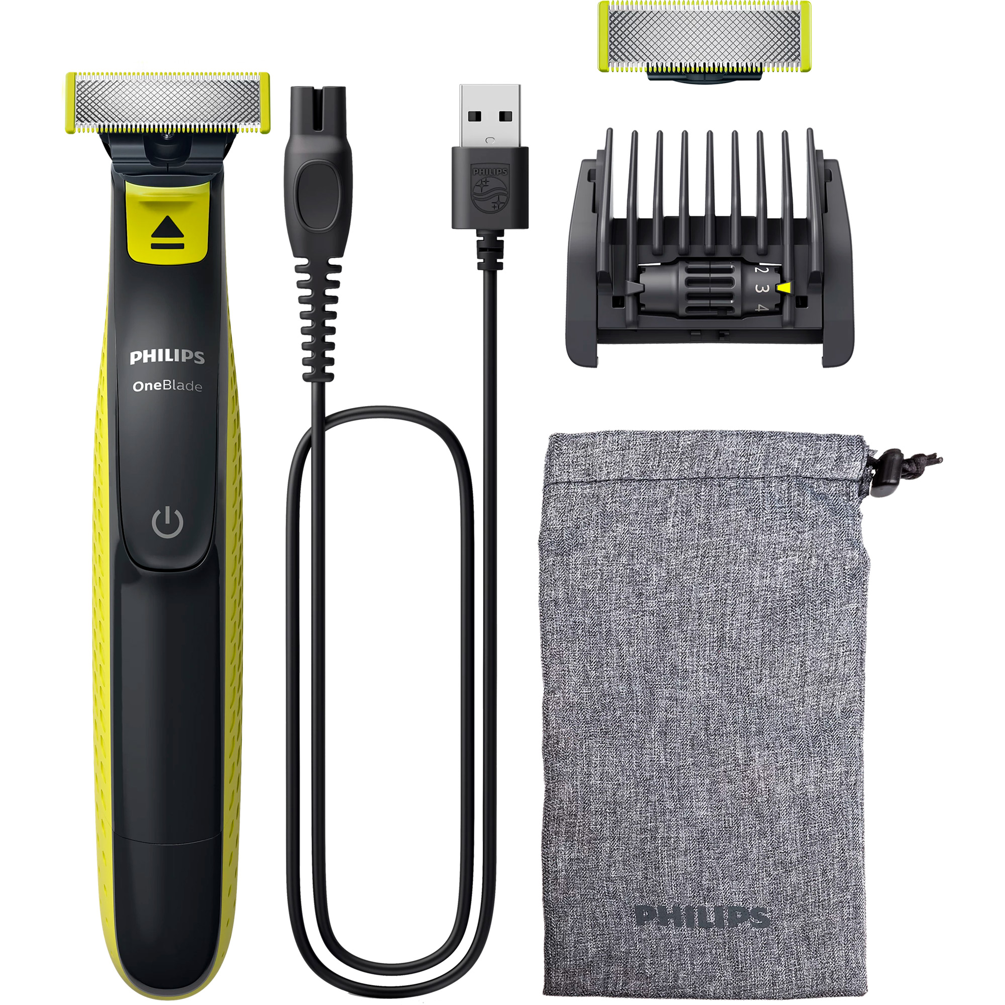 

Тример для бороди та вусів Philips OneBlade QP2724/30