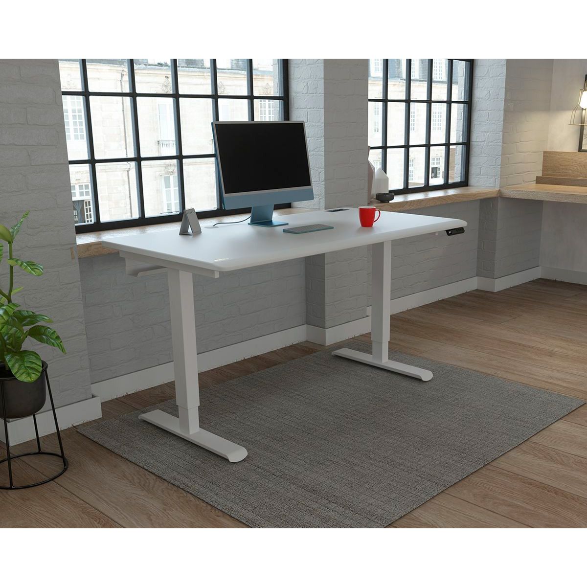 Комп`ютерний ігровий стіл Cougar Royal 150 Mossa White 