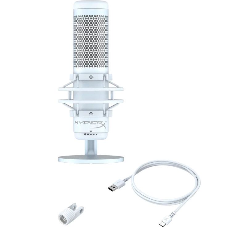Микрофон HyperX QuadCast S White (519P0AA) [79761] 