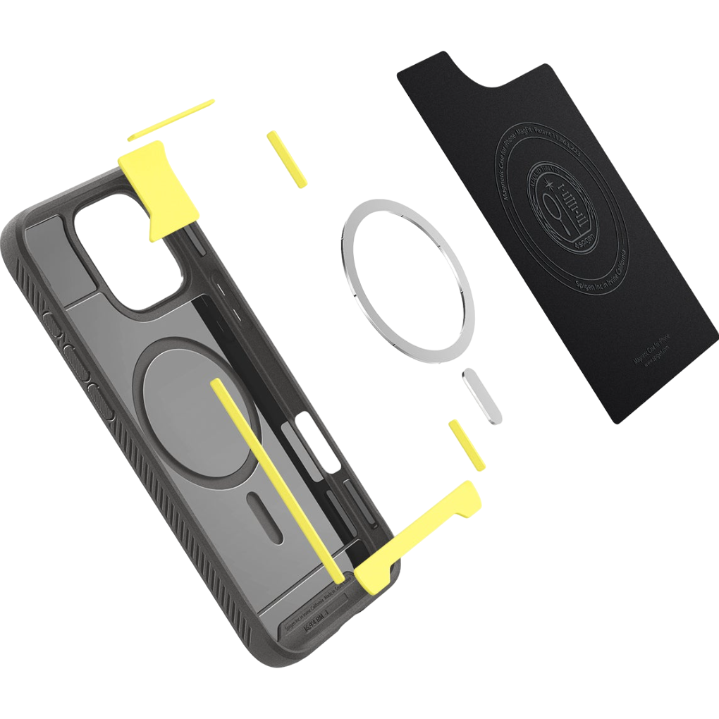 Чохол Spigen Rugged Armor with MagFit для Apple iPhone 16 Pro Grey (ACS08116)