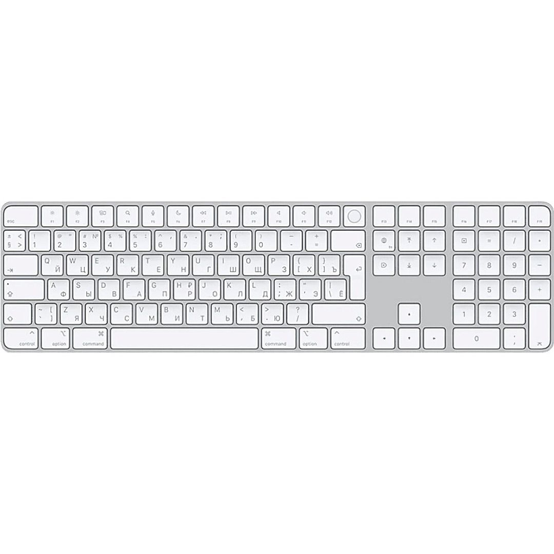 

Клавіатура Apple Magic Keyboard with Touch ID and Numeric Keypad (MK2C3LL/A) Box Вітрина