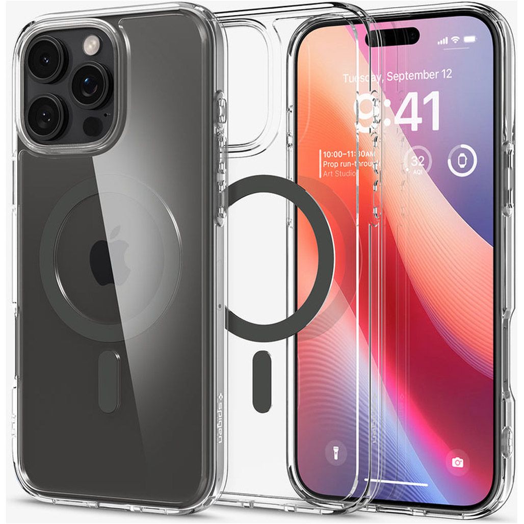 Чохол Spigen Ultra Hybrid with MagSafe для Apple iPhone 16 Pro Max Graphite (ACS07999)